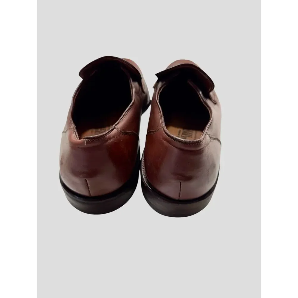 Allen Edmonds Leather Loafers Brown Slip On Dress Shoes 10.5 D USA